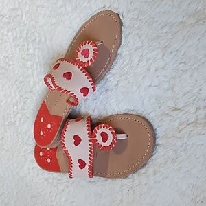 Jack Rogers Heart Sandals Size 7.5